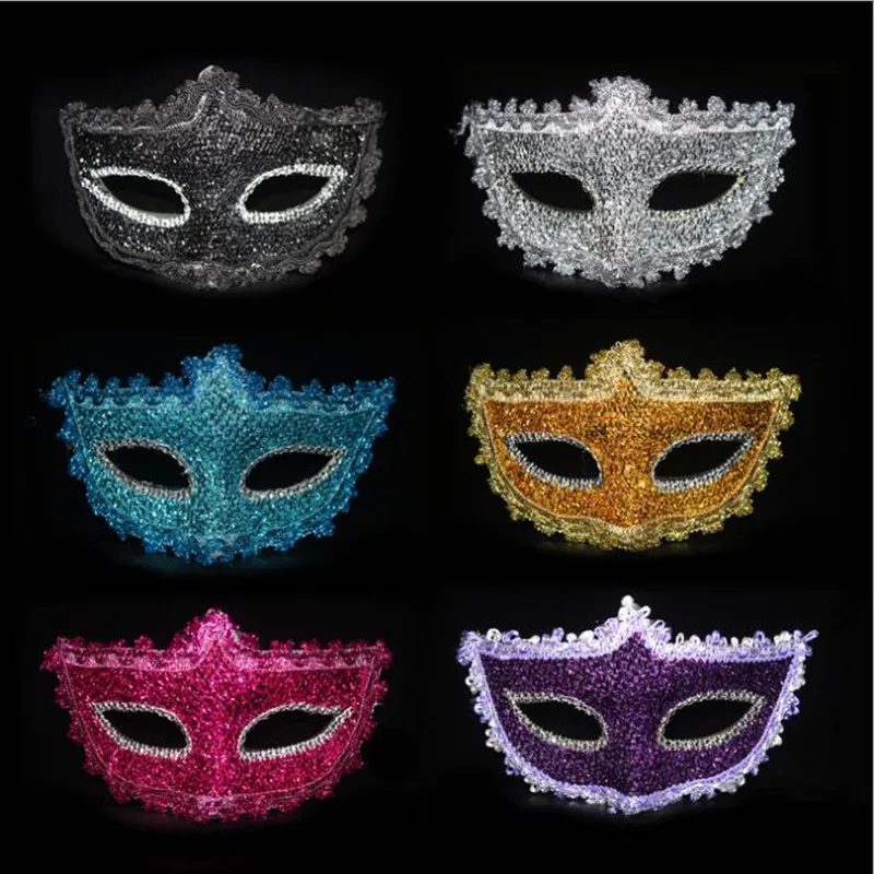 

Women Girls Princess Half Face Mask Masquerade Cosplay Props Masks Carnival Dress Party Decor Halloween Christmas