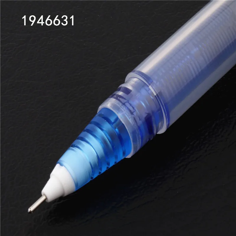 Blue Высокое качество T16 Прозрачный большой чернильный картридж гелевые ручки тонкий наконечник студент, школа, офис Канцелярские принадлежности шариковая ручка новинка - Цвет: Blue
