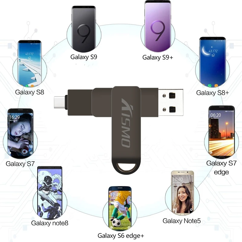 Kismo 3 in 1 USB3.0 Type-C Flash Drive 16gb 32gb 64gb 128gb Micro USB Memory OTG Pen for Android Phones PC | Компьютеры и офис
