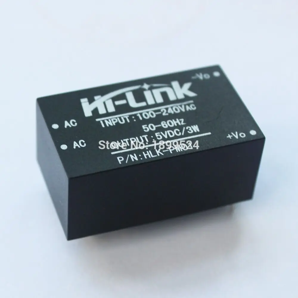 

Free Shipping! 5pcs/lot HLK-PM01 AC-DC Switching Power Supply Module, 220v Turn 5v, Step-Down Power Module