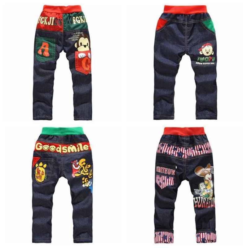 Новинка 2015 джинсы для маленьких мальчиков и девочек детские брюки на весну