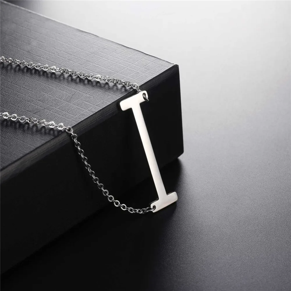 Золотой цвет заглавной буквы Цепочки и ожерелья Для мужчин женщин