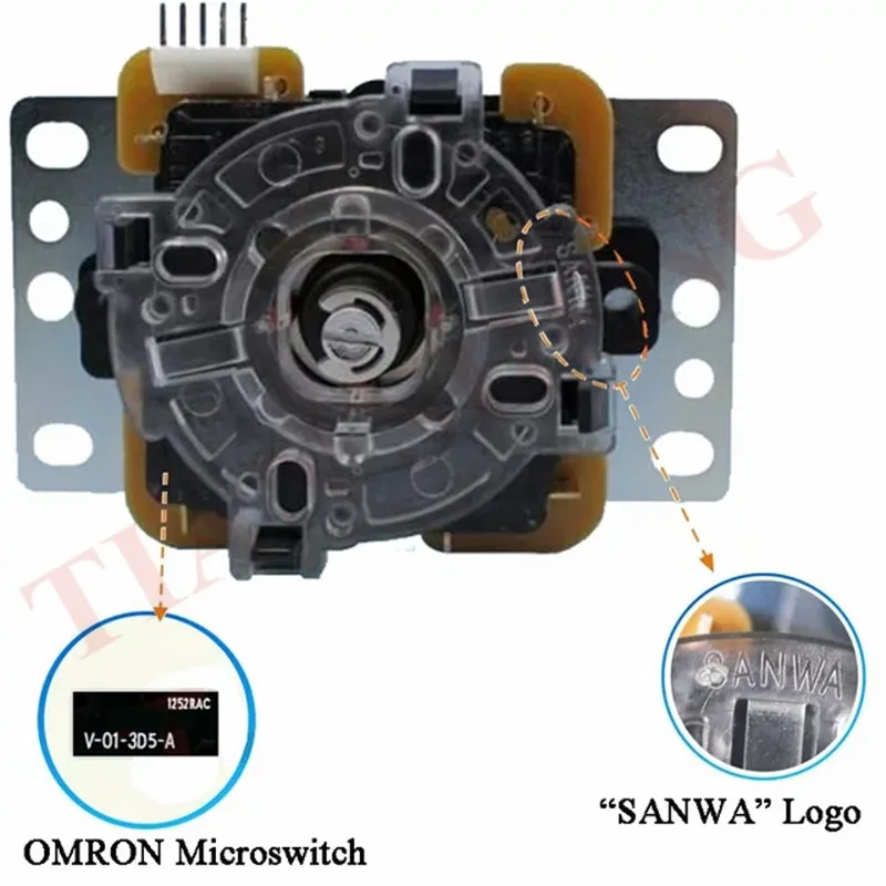 Высококачественный оригинальный набор Sanwa JLF-TP-8YT 5Pin джойстик + 6 шт. OBSF-30 кнопок для