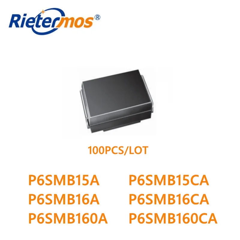 100 шт. высокое качество SMB P6SMB15A P6SMB15CA P6SMB160A P6SMB160CA P6SMB16A P6SMB16CA|smb| |