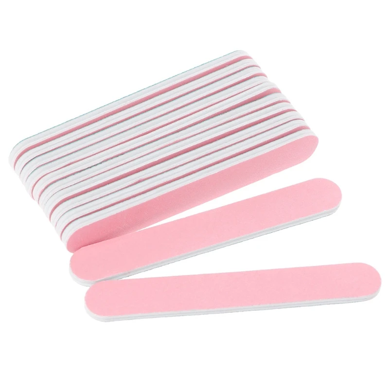 

Professional Pink Nail File Nail Art Manicure Tool Buffer Round Sanding Beauty Tool Sanding paper+EVA Fashion New