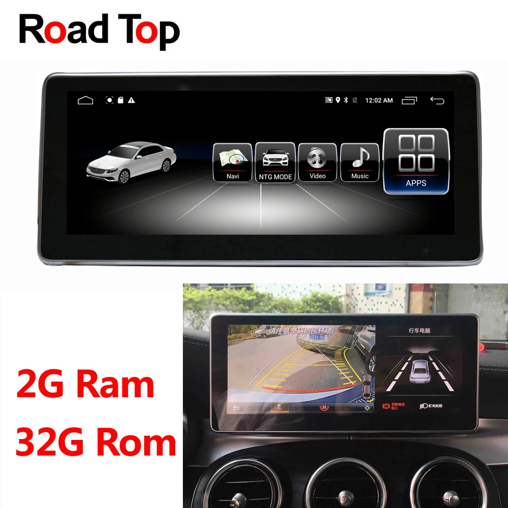10 25 &quotAndroid 8 дисплей для Mercedes Benz класса GLC W205 2015 2018 автомобильный радиомонитор gps