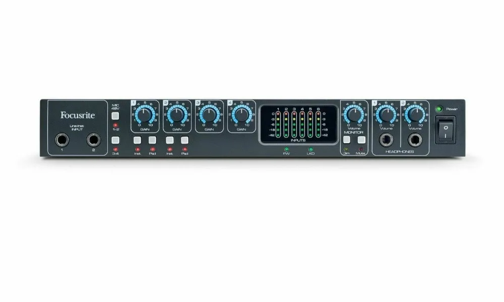 Focusrite Saffire Pro 26 4 предусилителей 18 in/8 out FireWire/Thunderbolt звуковой интерфейс для