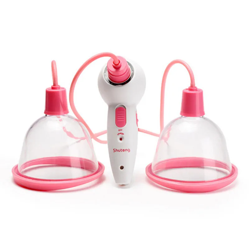 Электрическое устройство для увеличения груди вакуумная чаша насос массажер