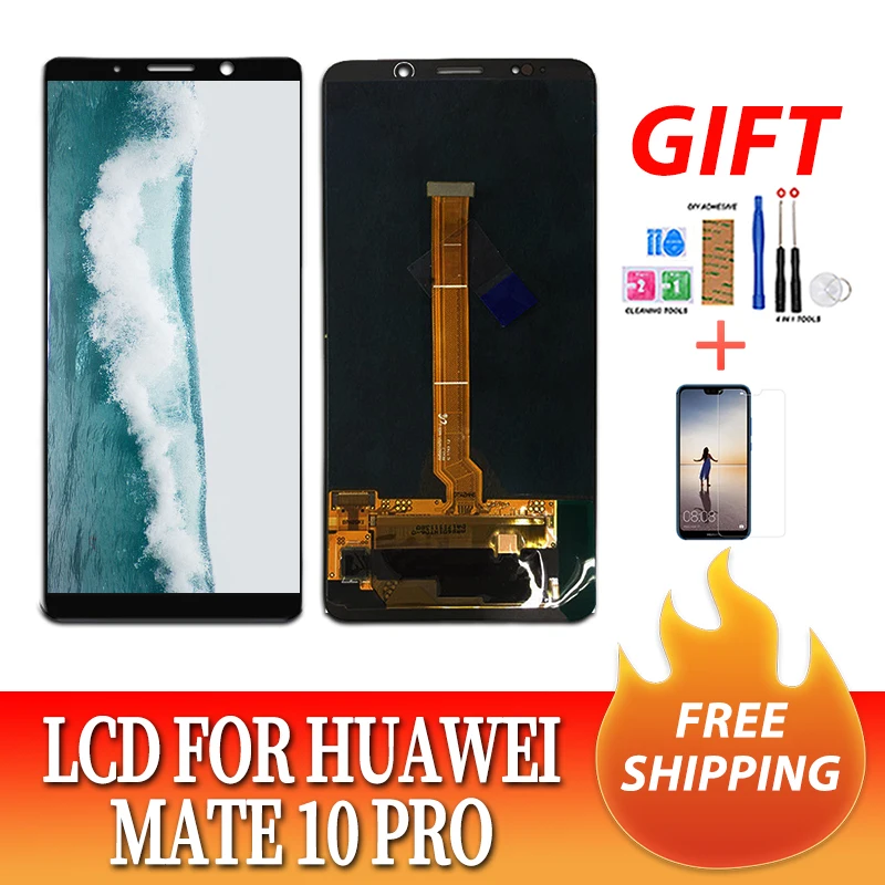 Замена дисплея для Huawei mate 10 Pro ЖК-экран + сенсорный экран с рамкой дигитайзер