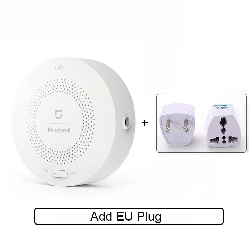 Add EU Plug Xiaomi Mijia Honeywell детектор природного газа датчик газа работает с многофункциональным шлюзом 2 умный дом Безопасность приложение управление - Цвет: Add EU Plug