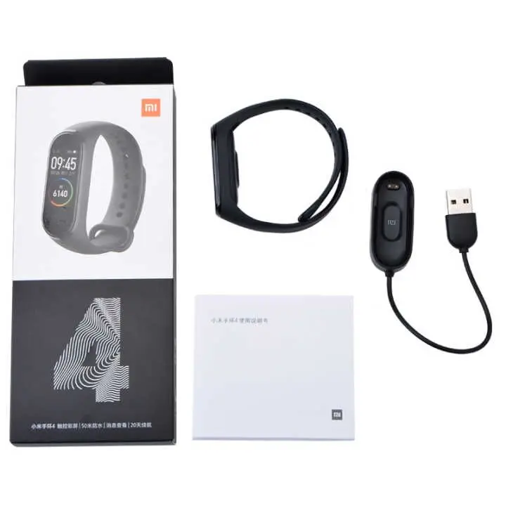 Original Xiaomi Mi Band 4 Smart Wristband 3 Color AMOLED Screen Mi Band 4 Global version Heart Rate Fitness Music Bracelet