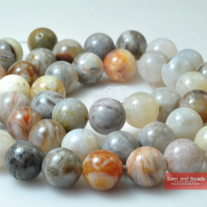 

Natural Bamboo Agata Onyx Round Loose Beads For Jewelry Making 15.5inch/strand Pick Size 6/8/10/12mm DIY Bracelet BB21