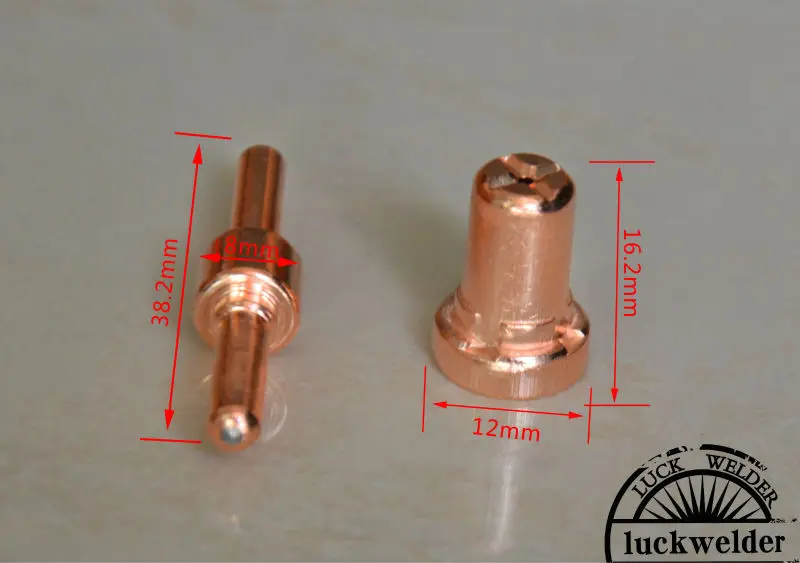 Удлиненные расходные материалы для плазменного резака 40 шт. наконечники