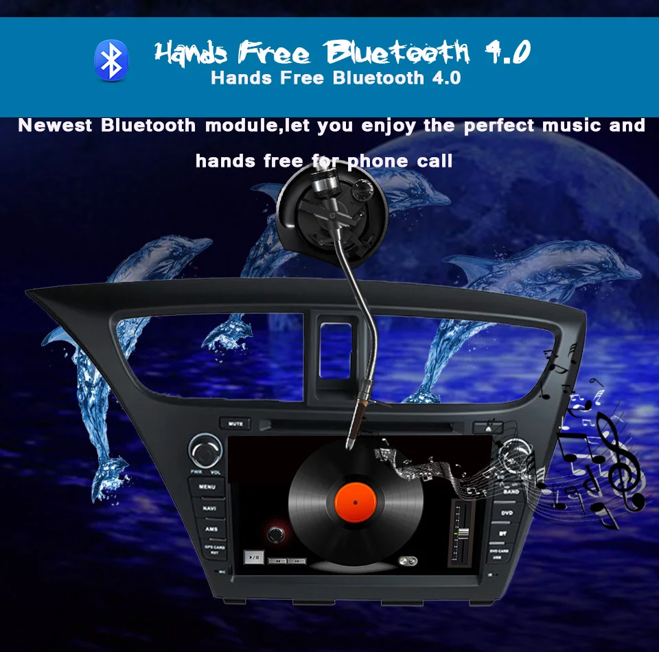 " Android 8,1 автомобильный DVD gps плеер Navi для Honda Hatchback Civic 2013 с восьмиядерным стерео SWC автомобильный воспроизведение мультимедиа