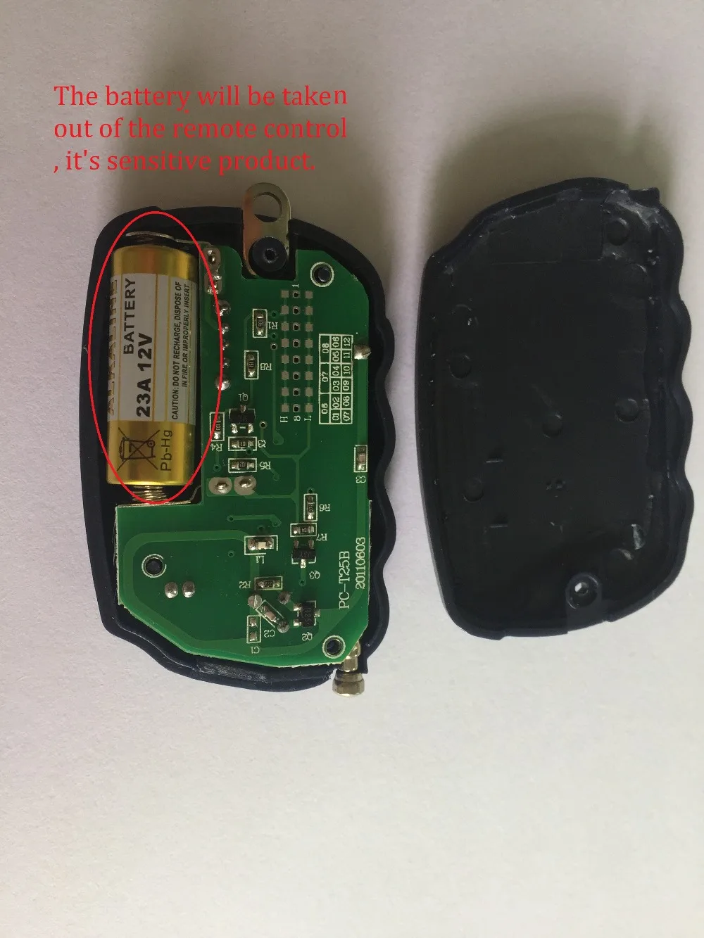 

Frequency 418 Mhz remote control for sliding gate motor auto using -no battery