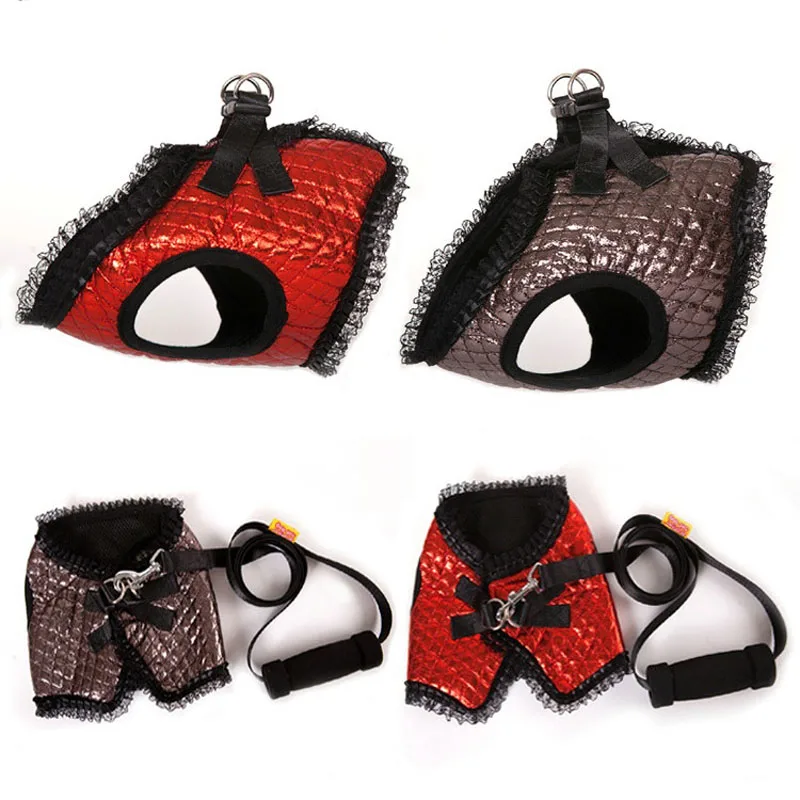 Новая высококачественная шлейка с поводком для собак и кошек собачий Кот Щенок