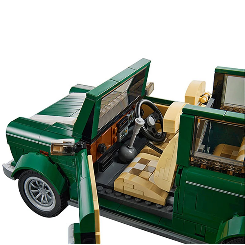 Создатель города Beetle Cooper MK VII T1 Camper Van Technic, строительные блоки, наборы, кирпичные модели, детские игрушки, детские классические друзья