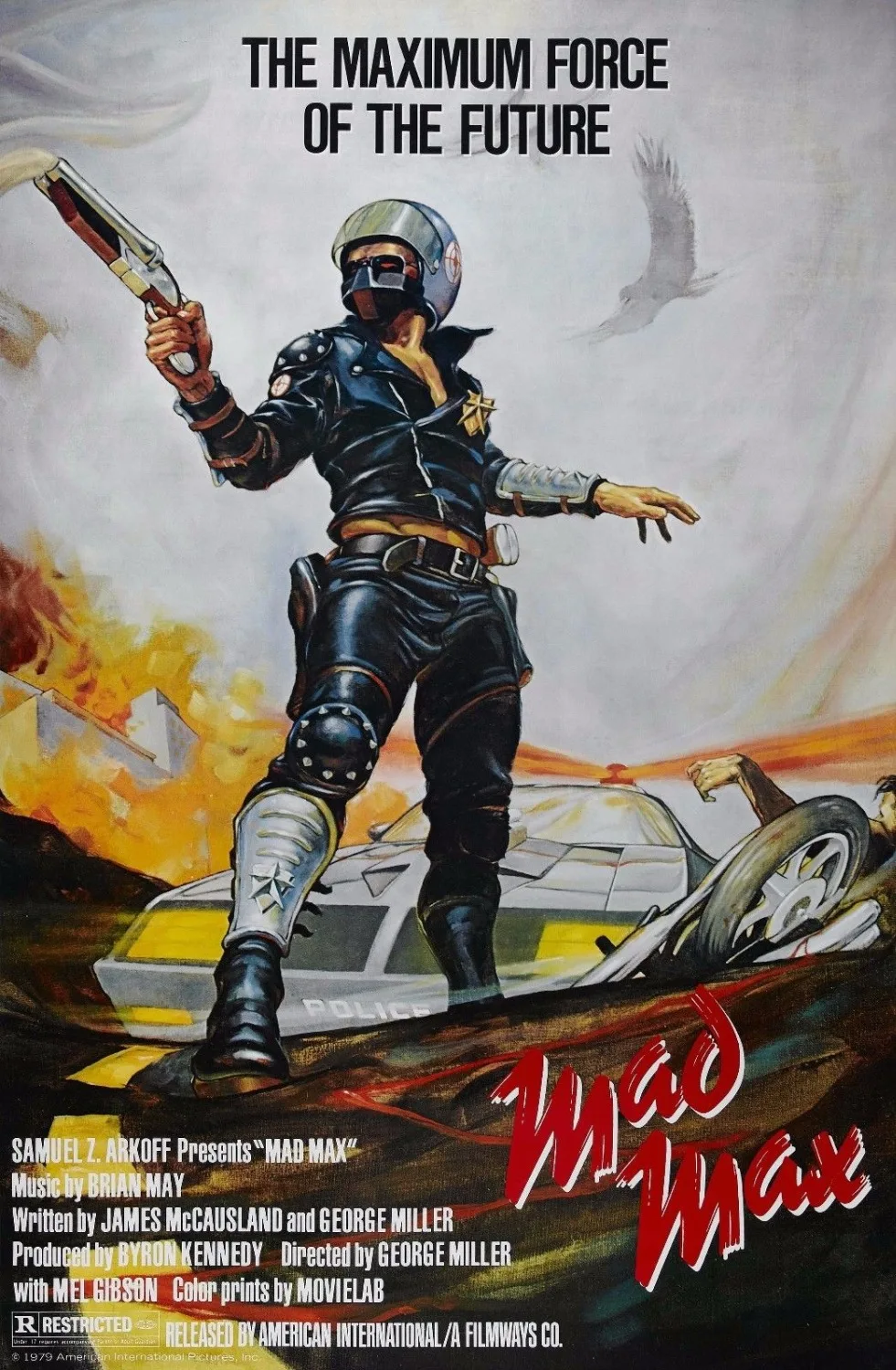Безумный Макс постер фильма (1979) шёлк плакат декоративной живописи