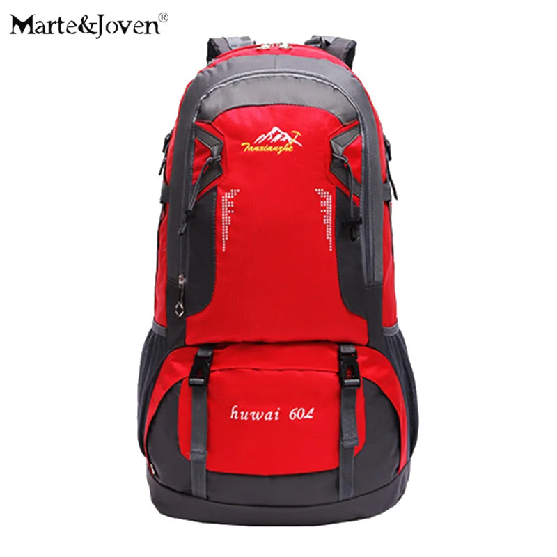 60 литров высокой емкости унисекс непромокаемые треккинговые рюкзаки брендовые