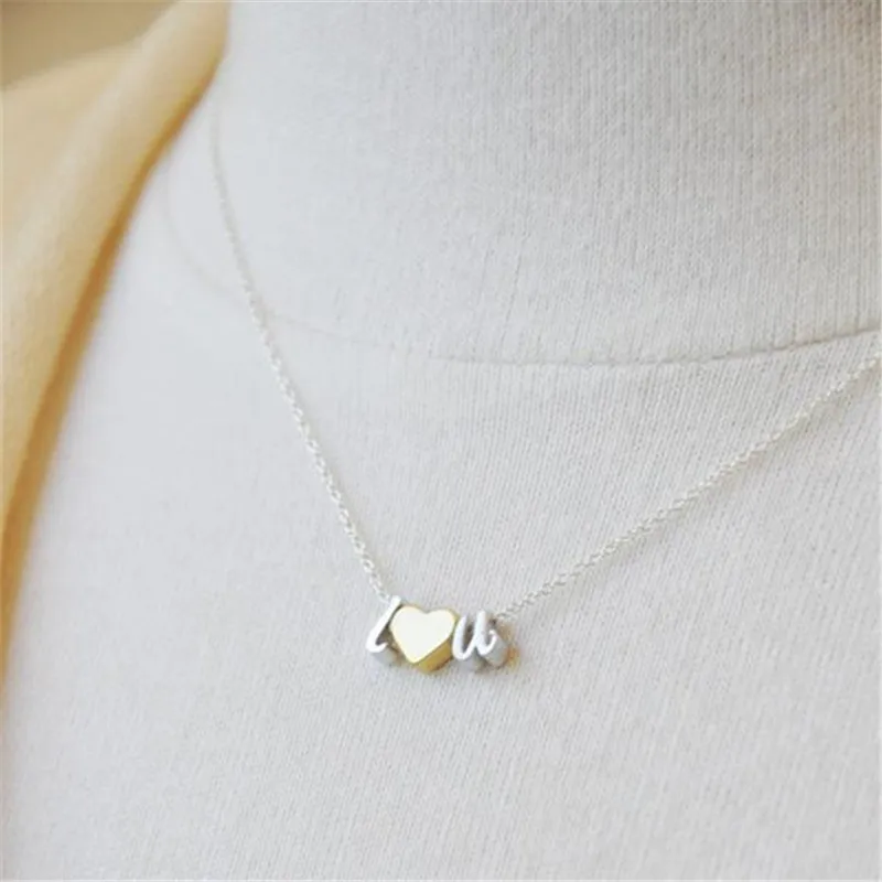 Модный миниатюрный изящный браслет с сердцем и инициалом оригинальный буквами