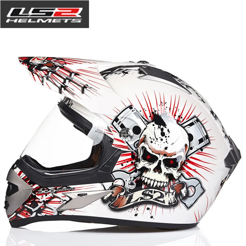 5 Новое поступление capacete casco LS2 moto cross шлемы профессиональные мужские внедорожные moto rcycle шлем грязный велосипед ралли гоночный Мото шлем - Цвет: 5