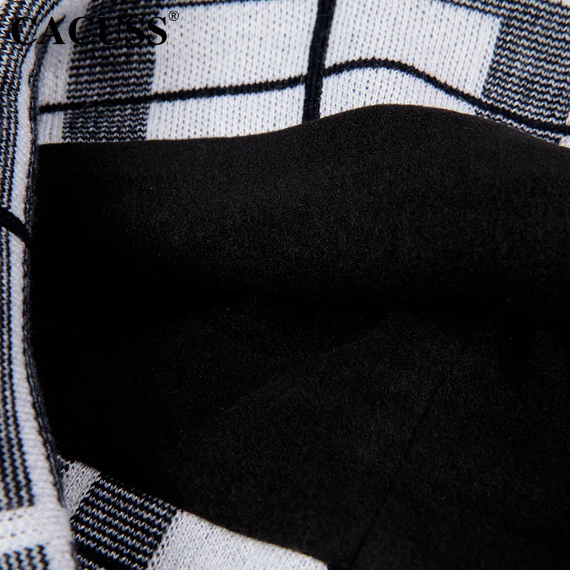 Cacuss Англия плед шапочка Для мужчин два Цвет вязать шерстяные шапки для Бизнес