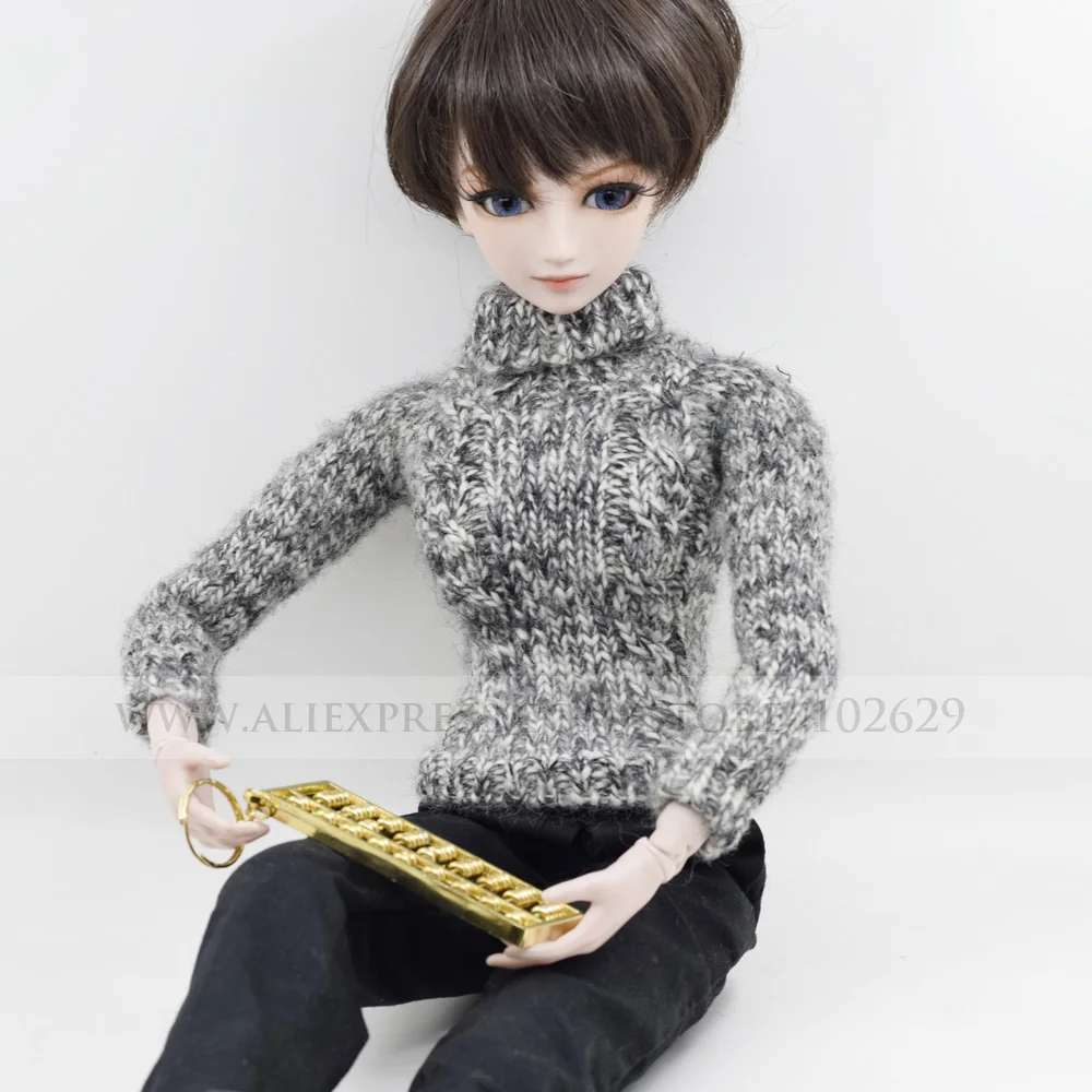 Золотой Металл Abacus китайский расчетный инструмент для 1/3 1/4 1/6 BJD кукла украшение