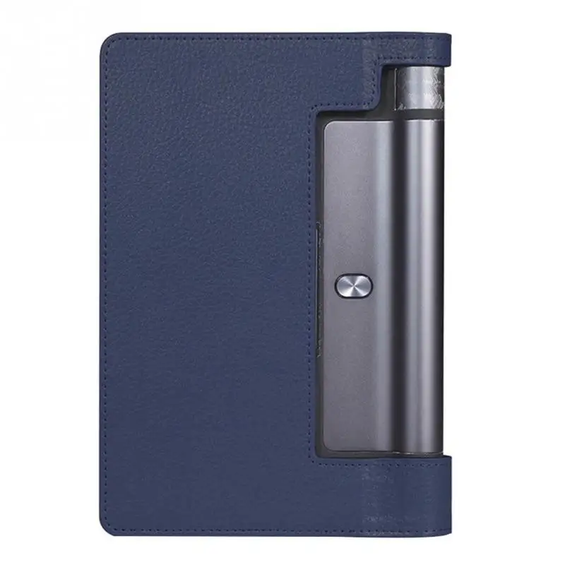 deep blue 10,1 дюймов роскошный зернистый стиль личи из искусственной кожи чехол для lenovo YOGA Tab 3 10 X50F X50M YT3-X50F YT3-X50M чехол для планшета - Цвет: deep blue