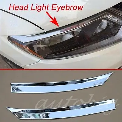 

Налобный фонарь для Nissan Rogue XTrail 2014-2016, хромированные световые полосы