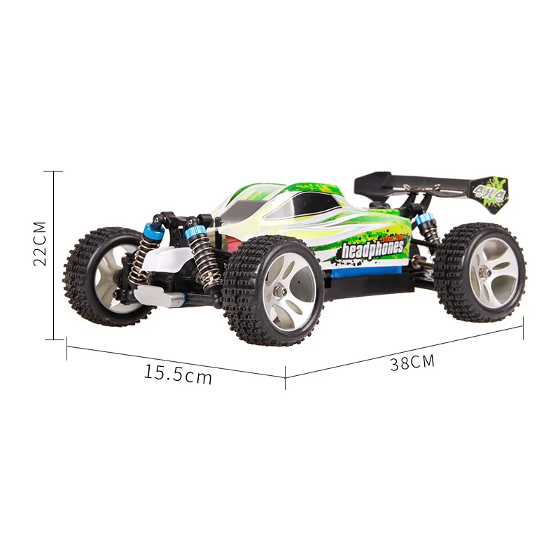 RC автомобиль WLtoys A959 B 2 4G 1/18 Масштаб дистанционного управления Внедорожный