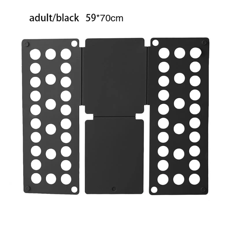 AdultBlack Для взрослых и детей, Волшебная Одежда, папка, футболки, джемперы, органайзер, легко и быстро для детей, чтобы сложить одежду, одежда, прищепки, складная доска - Цвет: AdultBlack