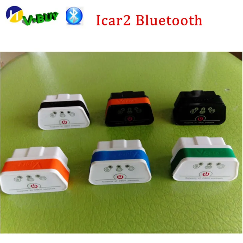 ELM327 OBD2 Bluetooth Vgate iCar2 Bluetooth уровень OBD2 разъем OBD 2 диагностический инструмент Поддержка Android