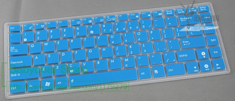 14 inch Laptop Silicone Notebook Keyboard Cover skin Protector for Asus K40 X8 P80 P81 A411 X43B K401 A41 X8A | Компьютеры и офис
