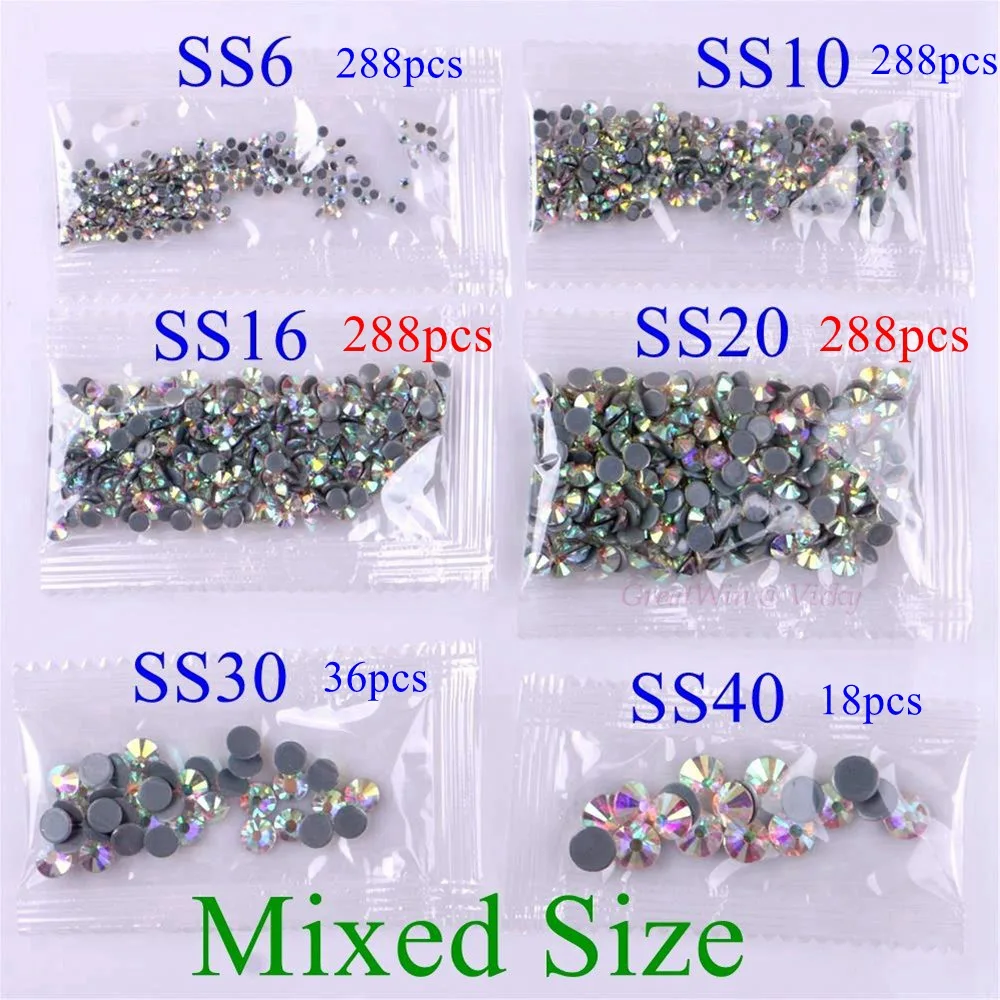 Высокое качество! Кристалл AB Цвет горячей фиксации Стразы DMC класса стеклянные