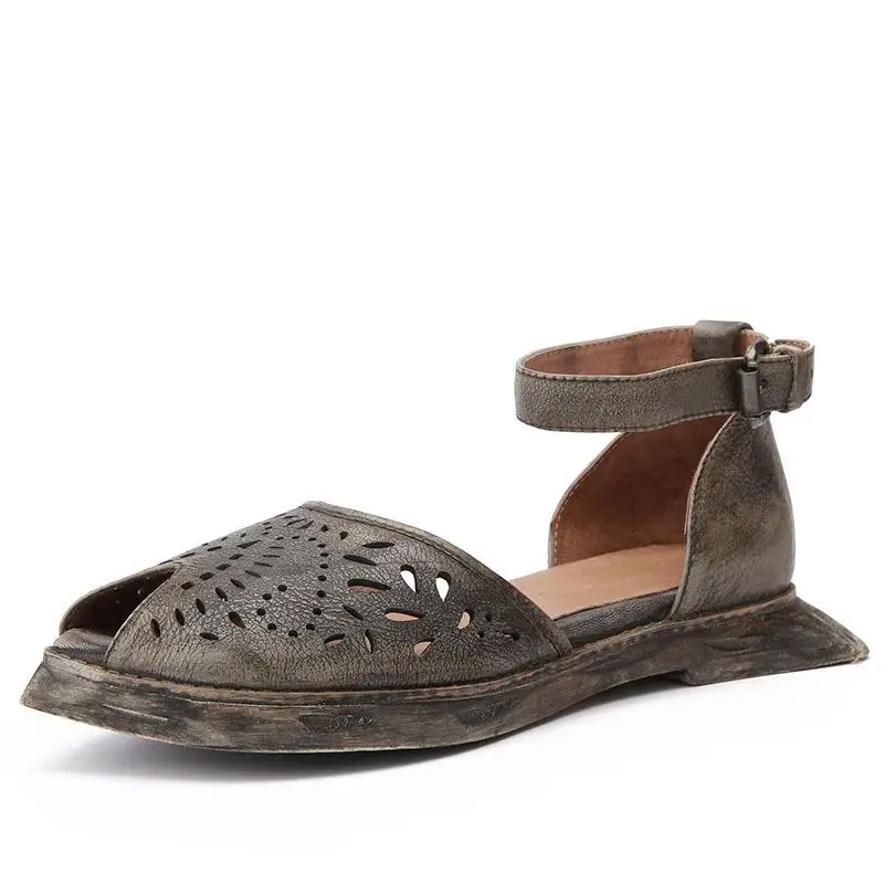 Новинка 2019 года сезон весна-лето Повседневная Женская обувь в стиле ретро из