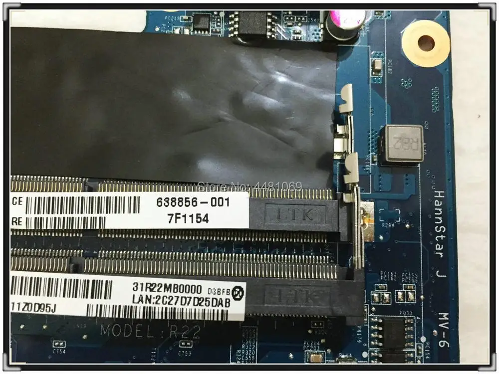 638856-001 аккумулятор большой емкости для hp павильон G4 G7 G4-1000 ноутбук DA0R22MB6D0 g7-1173dx g7-1167dx g4-1051xx материнская плата