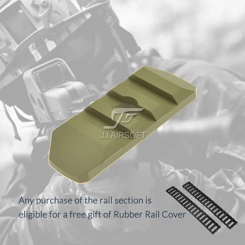 ACI 3 слота KeyMod Rail CNC легкий (черный/красный/песочный/серебристый) купить один