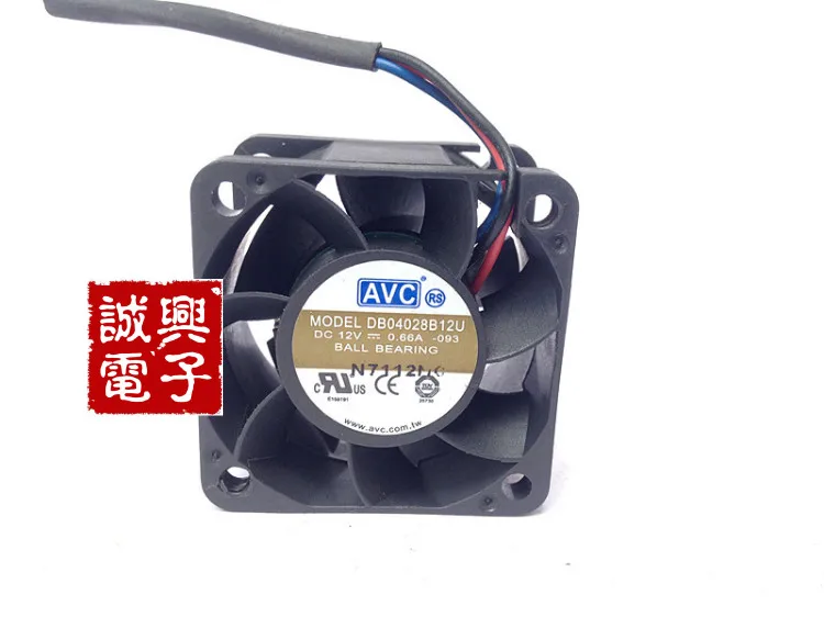 Для Avc db04028b12u 12v 0.66a 4 см вентилятор 1u сервер 4028|4cm fan|1u fanfan server |