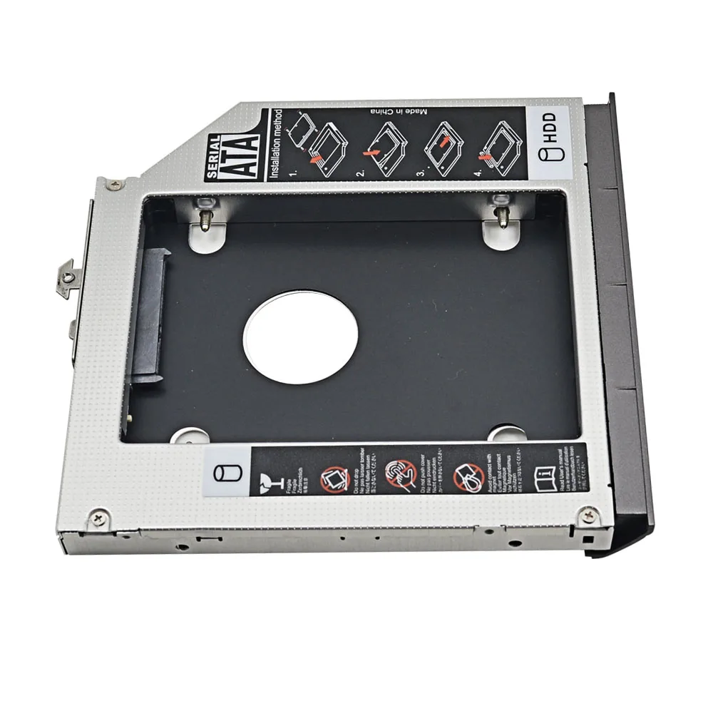 Корпус для жесткого диска алюминиевый 2nd HDD Caddy 12,7 мм коробка SATA 3,0 2," для hp Compaq 6530B 6535B 6730B 6730S 6735B 6735S Optibay