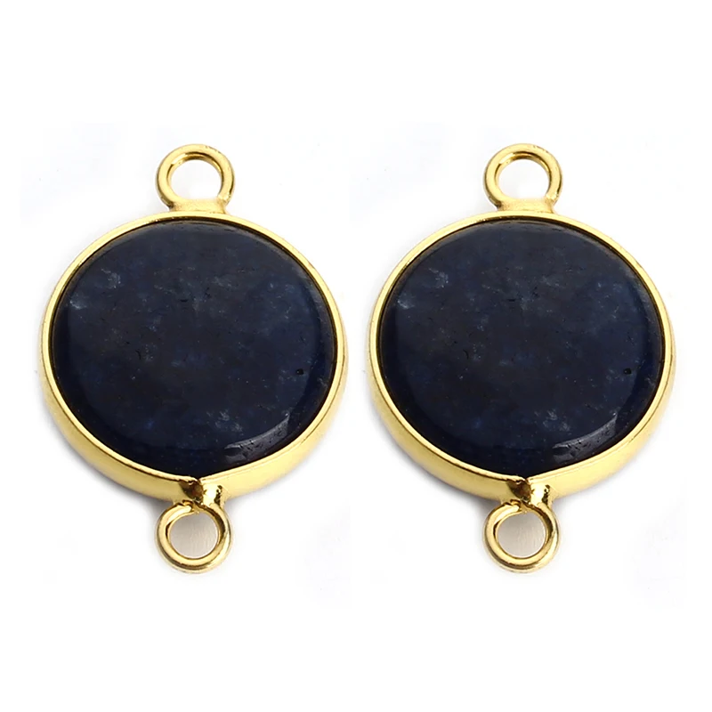 2 шт./лот 16 5*22 мм соединитель для браслета из бисера натурального Друза 9 цветов