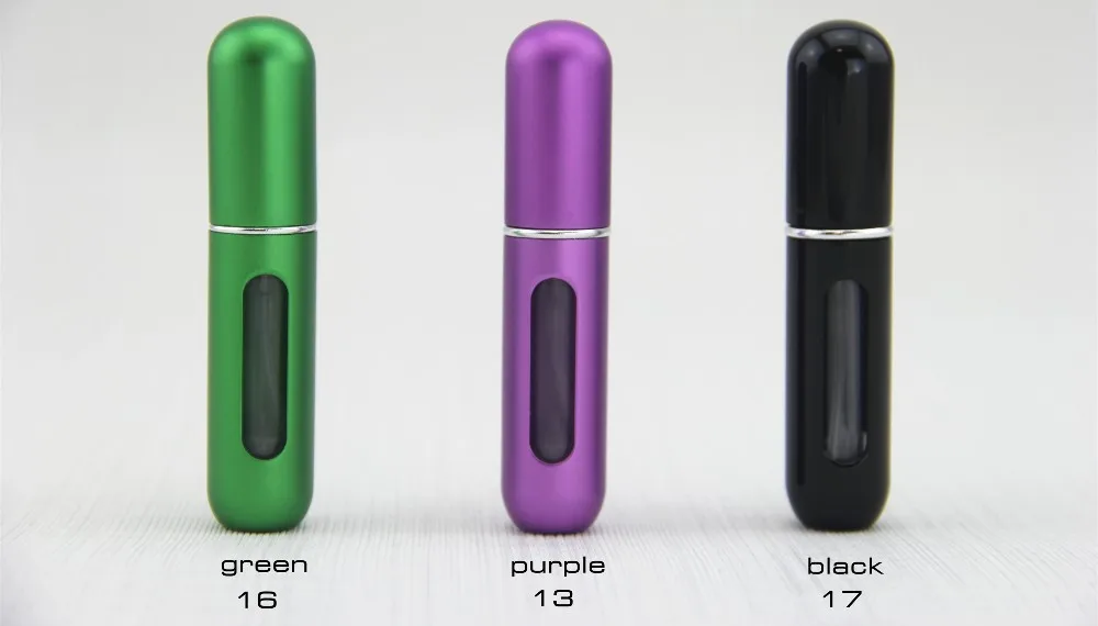 Туристические товары 5 мл 6 шт. мини многоразовый распылитель парфюмерии металла