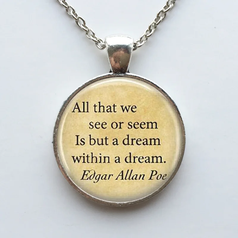 Ожерелья-книжки Эдгара Аллана По все что мы видим или кажутся это просто мечта