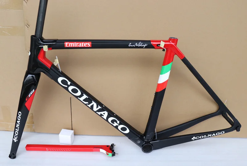 Новейшие красные черные T1100 Colnago C64 карбоновые шоссейные рамы с UD глянцевые 48-50-52-54-56см 6 цветов для выбора Бесплатно sh