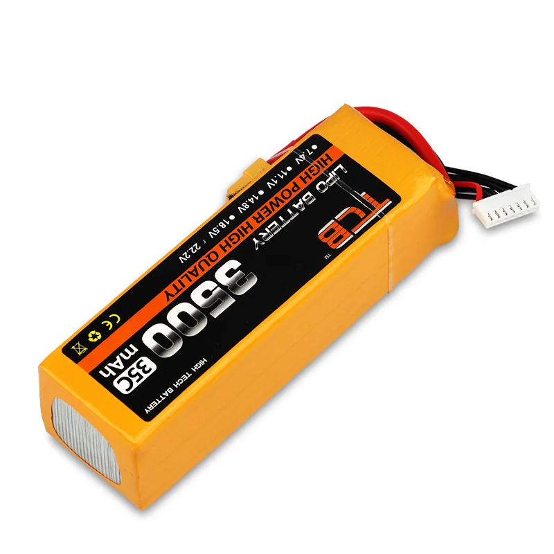 TCB RC Lipo батарея 6 S 22 2 V 3500 mAh 25C 35C для дрона вертолет Квадрокоптер автомобиль FPV