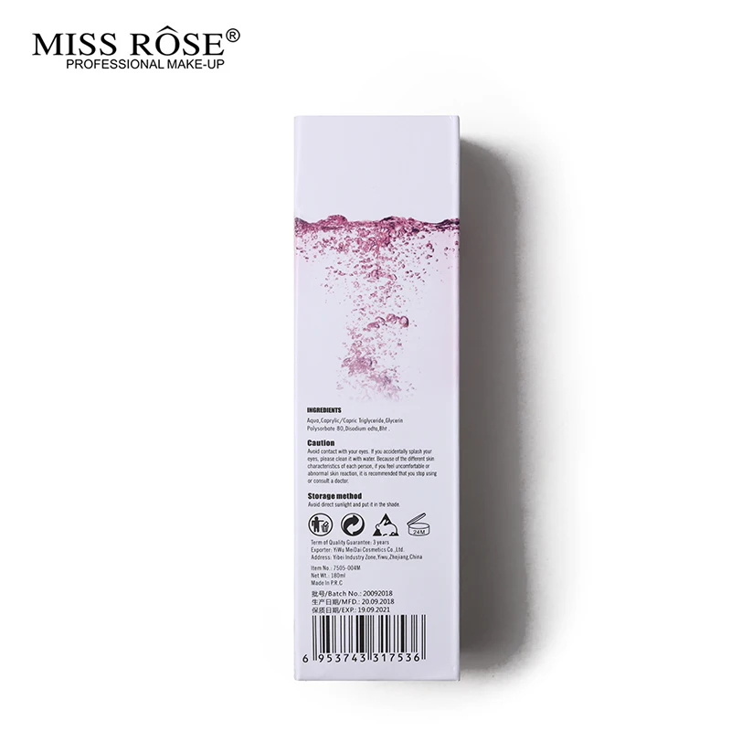 Miss Rose брендовые кисти для макияжа 180 мл Pro очищающее жидкое моющее средство быстро