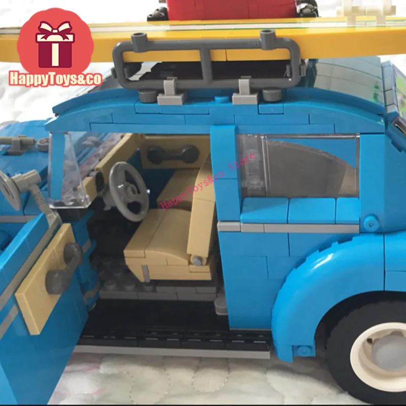 Legoing техника серии 10252 1193 шт. Blue beach поездки автомобиля игрушки для Детский подарок