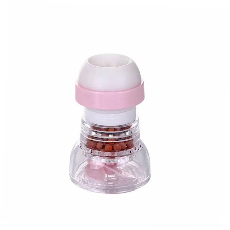 pink 3 Colors New Faucet Splash Water-saving Shower Bath Valve Filter Devices Kitchen Dining Accessories Tool Hot Selling - Цвет: pink