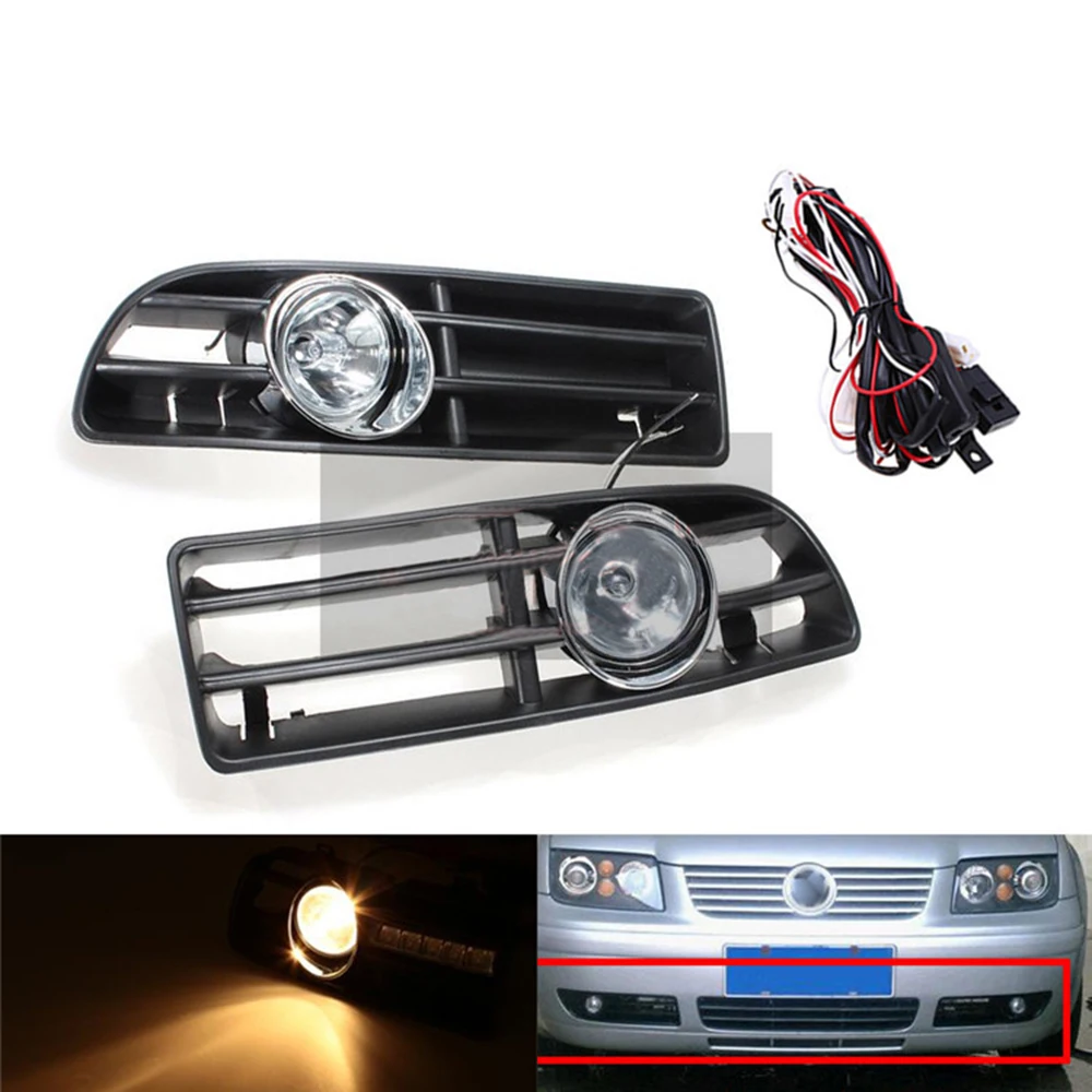 Противотуманные фары для VW Jetta Bora MK4 1999 2004 передние Автомобильные противотуманные