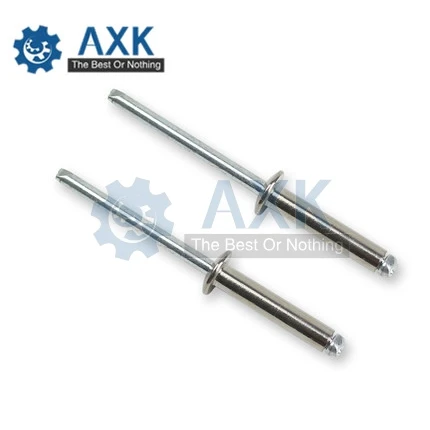 Алюминиевые заклепки для украшения ногтей 50 шт. M2.4 * 6/8/10/12 M3.2 из сплава глухой верх