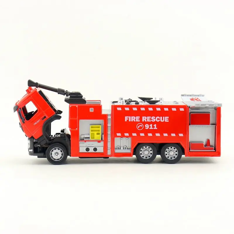 1:50 Весы/Diecast модель/Volvo огонь Двигатели для автомобиля Грузовик CAR/Двигатели для автомобиля Ering игрушки/звук и свет/ развивающие коллекция для детей/подарок